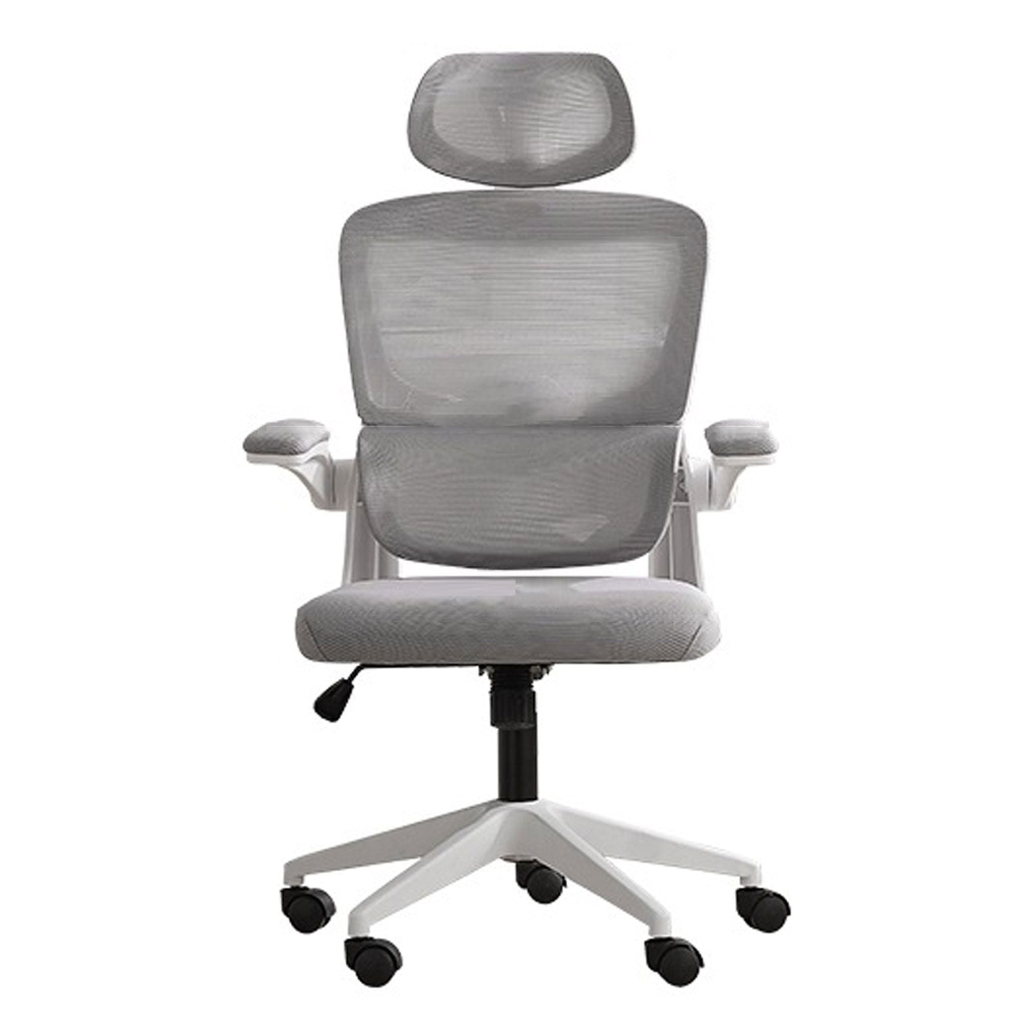 Ghế văn phòng chân xoay 418 | Công thái học, màu xám