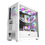  Thùng máy Case Darkflash DS900 Mesh ATX - Trắng (Mặt lưới) 