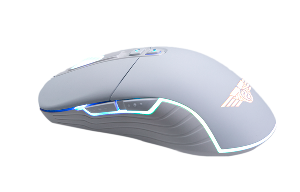  Chuột gaming Newmen WGX6 | 2 Mode, 12000 DPI, 110g, RGB, Trắng 