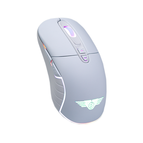 Chuột gaming không dây Newmen WGX6 | Dual Mode Type-C & 2.4GHz, Trắng