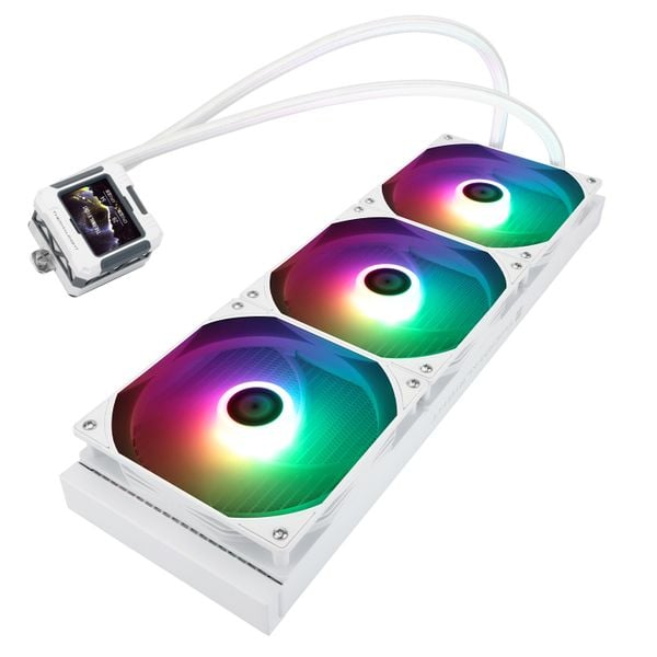 Tản nhiệt nước Thermalright Frozen Warframe 420 White | ARGB Display, Trắng 