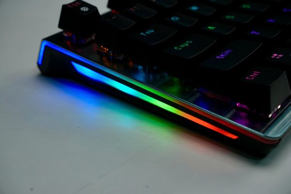  Bàn phím cơ gaming Rapoo V530 V2 | Có dây, Fullsize, Optical Switch (Clicky), RGB, Black 