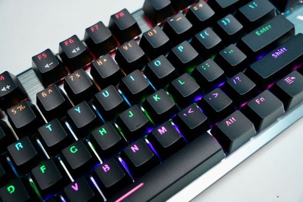  Bàn phím cơ gaming Rapoo V530 V2 | Có dây, Fullsize, Optical Switch (Clicky), RGB, Black 