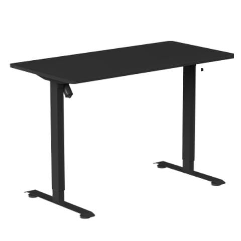Bàn Gaming Nâng hạ WARRIOR Paladin WGT602 1m2 | Thép, Mặt bàn P1PB, Black
