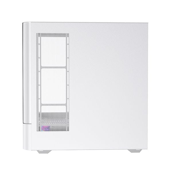  Thùng máy Case Leopard AC-02 | Trắng, kính cong, LCD 