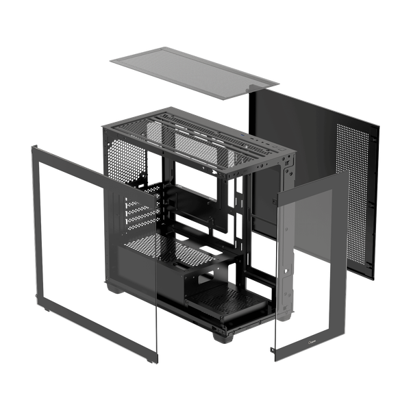  Thùng máy Case OCYPUS Gamma C52 (Đen) 