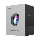  Tản nhiệt khí OCYPUS Delta A40 Black | ARGB, Đen 