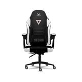  Ghế gaming CENTAUR MECHA | Đen trắng, 150kg, Chân xoay, Da PU 