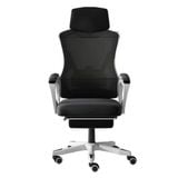  Ghế công thái học OEM 818 | Trắng, 120kg, Chân xoay, Lưng lưới 