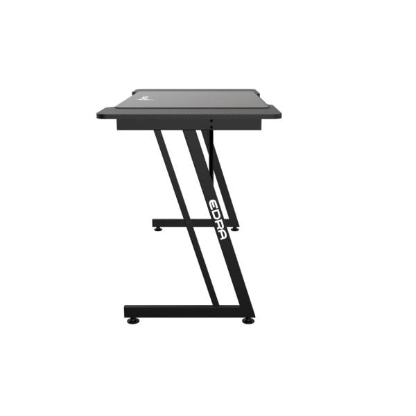  Bàn Gaming EDRA EGT1260Z 1m2 | Thép, Mặt bàn P1PB, Đen 