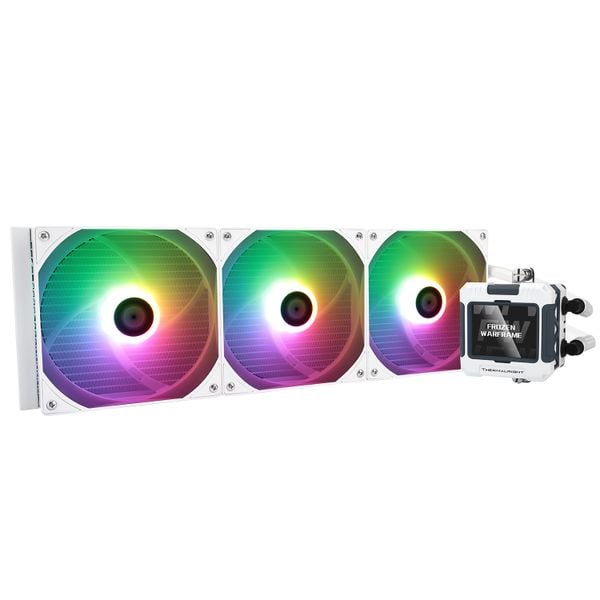  Tản nhiệt nước Thermalright Frozen Warframe 420 White | ARGB Display, Trắng 