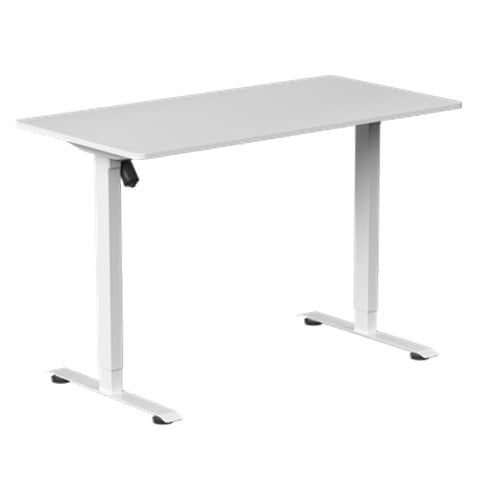 Bàn Gaming Nâng hạ WARRIOR Paladin WGT602 1m2 | Thép, Mặt bàn P1PB, White