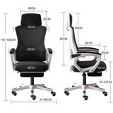  Ghế công thái học OEM 818 | Đen, 120kg, Chân xoay, Lưng lưới 