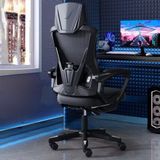  Ghế công thái học OEM 818 | Đen, 120kg, Chân xoay, Lưng lưới 