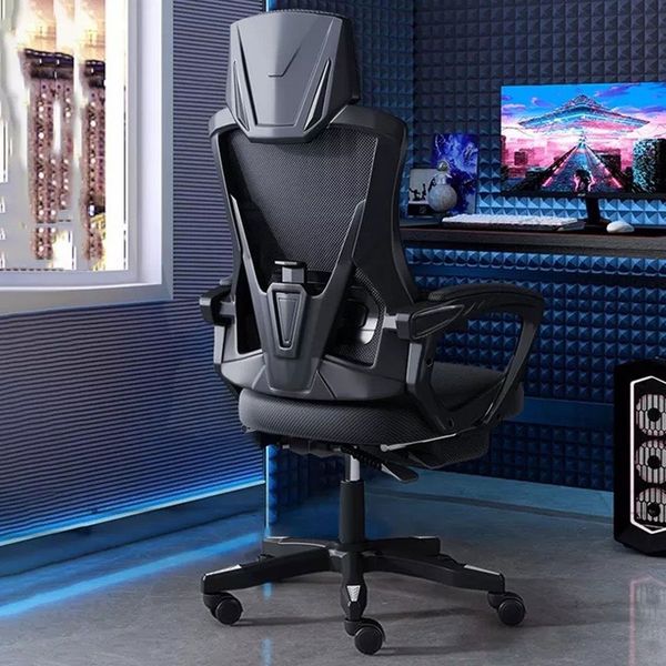  Ghế công thái học OEM 818 | Đen, 120kg, Chân xoay, Lưng lưới 