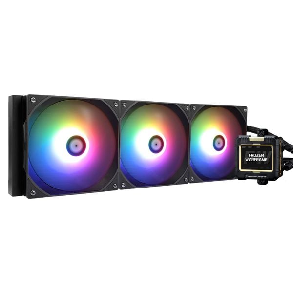 Tản nhiệt nước Thermalright Frozen Warframe 420 Black | ARGB Display, Đen 