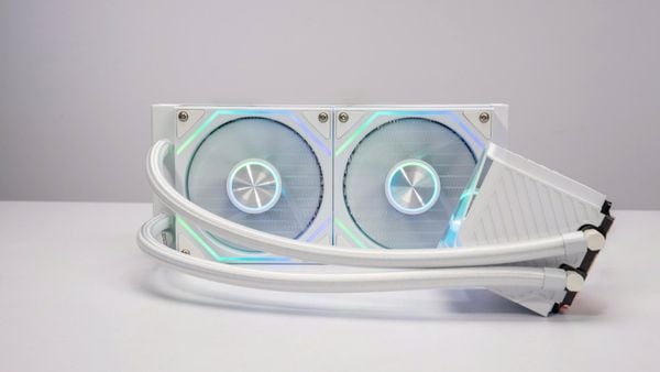  Tản nhiệt nước Leopard Stellar Realm 240 RS White | ARGB Display, Trắng 