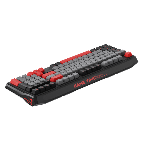  Bàn phím cơ gaming Rapoo ESK750-98 | Có dây, Fullsize, Linear Switch, RGB, Black/Grey/Red 