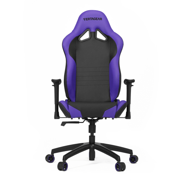  Ghế gaming VERTAGEAR SL2000 | Đen tím, 100kg, Chân xoay, Da PU 