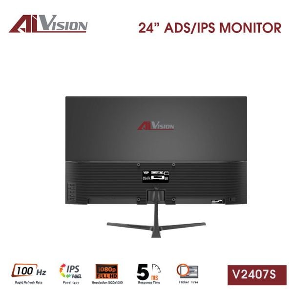  Màn hình Văn phòng Aivision A245FC White | 24 inch, FHD, 100Hz, VA 