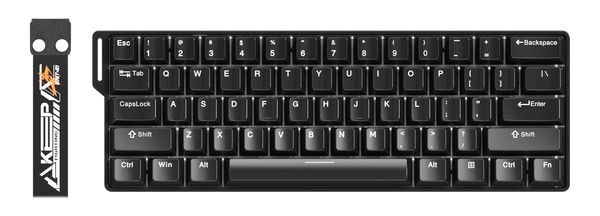  Bàn phím gaming Dare-U EK60 | Rapid Trigger, Có dây, YULONG / FIRE Magnetic Switch, RGB, Đen 