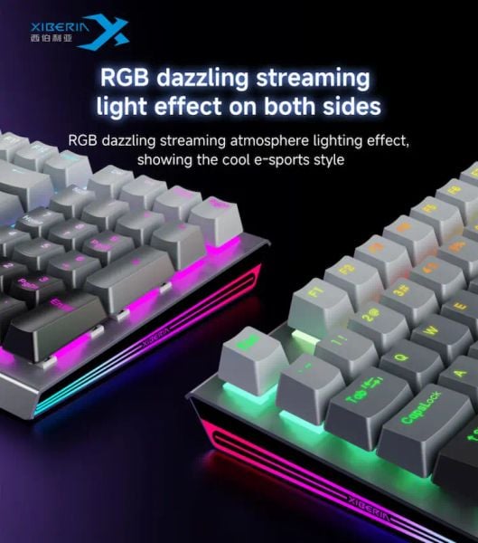  Bàn phím cơ gaming Xiberia CZ98 | Có dây, Fullsize, Magnetic Switch, RGB, BlackGradient, Rapid Trigger, Hot swap 