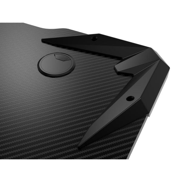  Bàn Gaming EDRA EGT1260ZS 1m2 | Thép, Mặt bàn P1PB, Đen 
