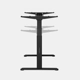  Bàn văn phòng Nâng hạ Apex DP02 1m4 / 1m6 | Thép, Đen 