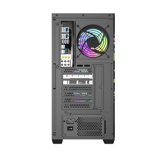  Thùng máy Case Darkflash DS900 Mesh ATX - Đen (Mặt lưới) 