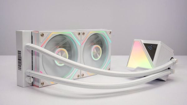  Tản nhiệt nước Leopard Stellar Realm 240 RS White | ARGB Display, Trắng 