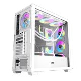  Thùng máy Case Darkflash DS900WD ATX - Trắng (Mặt gỗ) 