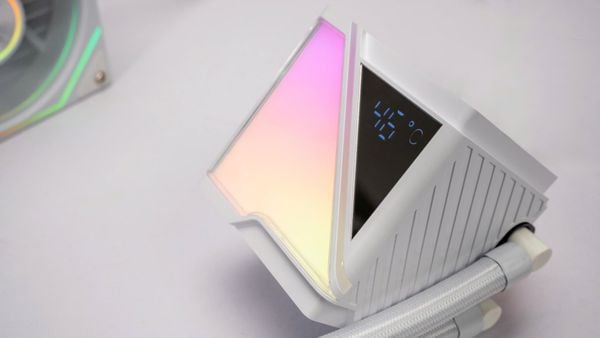  Tản nhiệt nước Leopard Stellar Realm 240 RS White | ARGB Display, Trắng 