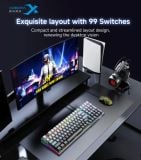  Bàn phím cơ gaming Xiberia CZ98 | Có dây, Fullsize, Magnetic Switch, RGB, BlackGradient, Rapid Trigger, Hot swap 