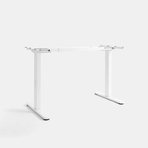 Khung bàn nâng hạ HyperWork Active DP03 | 2 mô tơ, màu trắng, tương thích mặt bàn 1m4 & 1m6