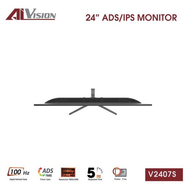  Màn hình Văn phòng Aivision A245FC White | 24 inch, FHD, 100Hz, VA 