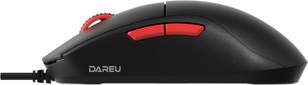  Chuột gaming DareU EM950 | Có dây, 18000 DPI, 53g, Đen 