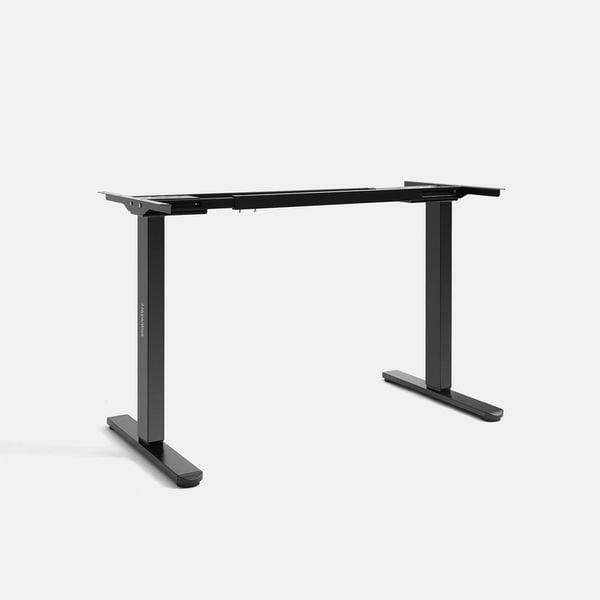  Bàn văn phòng Nâng hạ Active DP03 1m4 / 1m6 | Thép, Đen 
