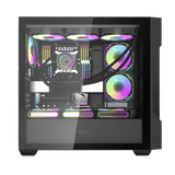  Thùng máy Case Darkflash DS900 Mesh ATX - Đen (Mặt lưới) 