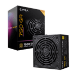  Nguồn máy tính EVGA Supernova 750W GA 750W 80 Plus Gold | Full Modular, ATX 