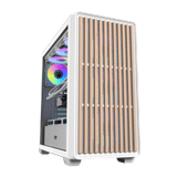  Thùng máy Case Darkflash DS900WD ATX - Trắng (Mặt gỗ) 