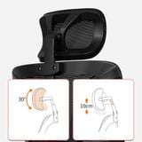  Ghế công thái học OEM 6 | Đen, 120kg, Chân xoay, Lưng lưới 