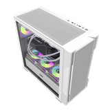  Thùng máy Case Darkflash DS900 Mesh ATX - Trắng (Mặt lưới) 