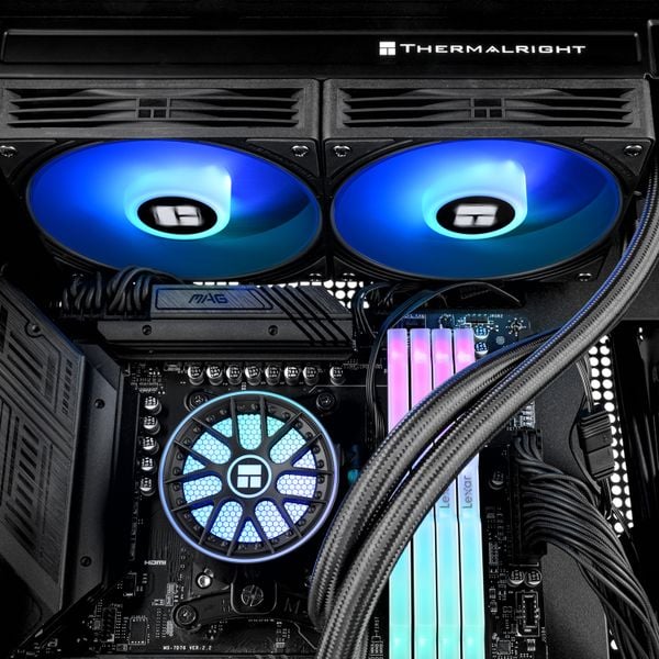  Tản nhiệt nước Thermalright Aqua Elite V6 240 Black | ARGB, Đen 