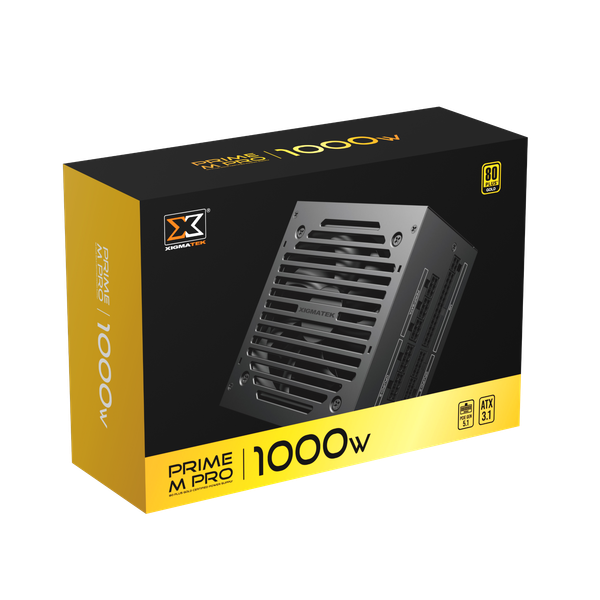  Nguồn máy tính XIGMATEK Prime M Pro 1000W 80 Plus Gold | Full Modular, ATX 
