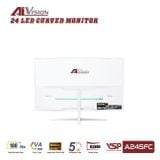  Màn hình Aivision A245FC trắng | 24 inch, Cong VA, 100Hz, VGA, HDMI, 5ms 