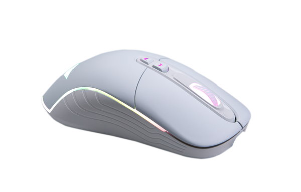  Chuột gaming Newmen WGX6 | 2 Mode, 12000 DPI, 110g, RGB, Trắng 