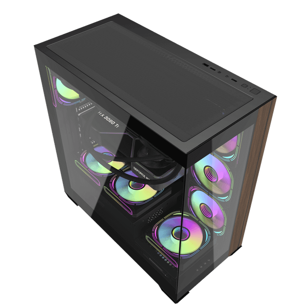  Thùng máy Case Darkflash DS900W ATX Glass - Đen 