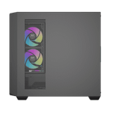  Thùng máy Case Darkflash DS900WD ATX - Đen (Mặt gỗ) 