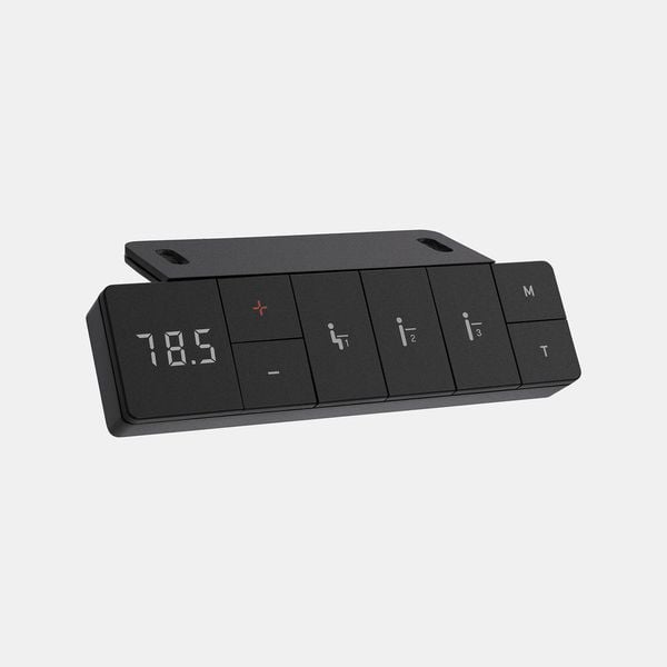  Bàn văn phòng Nâng hạ Active DP03 1m4 / 1m6 | Thép, Đen 