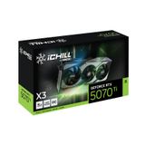  Card màn hình NVIDIA GeForce RTX 5070 Ti INNO3D iCHILL X3 OC | 16GB GDDR7, 8960 CUDA, 800W 